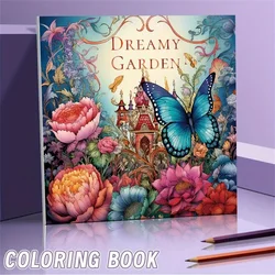 Art Coloring Book 20page Double Pages Gift For Birthday Party Relieve Stress Kill Time Graffiti Painting Drawing Book Original