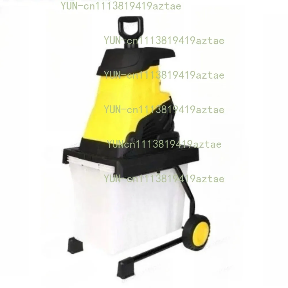 2500W Electric Wood Chipper & Leaf Shredder for Garden, 10m Power Cord & Collection Bag D80