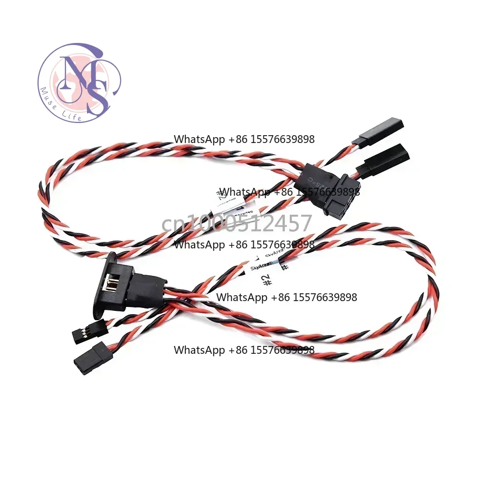 ZOCI-FOR-MPX 8Pin Servo Extension Connector For RC Fixed Wing Glider Airplane Replacement Parts