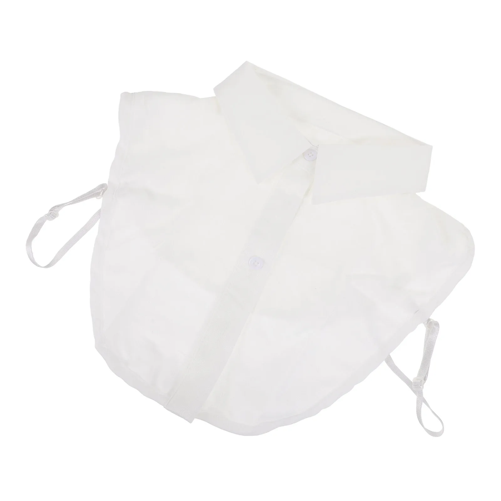 

1pc All-Match Women Fake Detachable Blouse Half Shirt False Collar High-Quality Cotton Material Fashion Solid Color Clothing