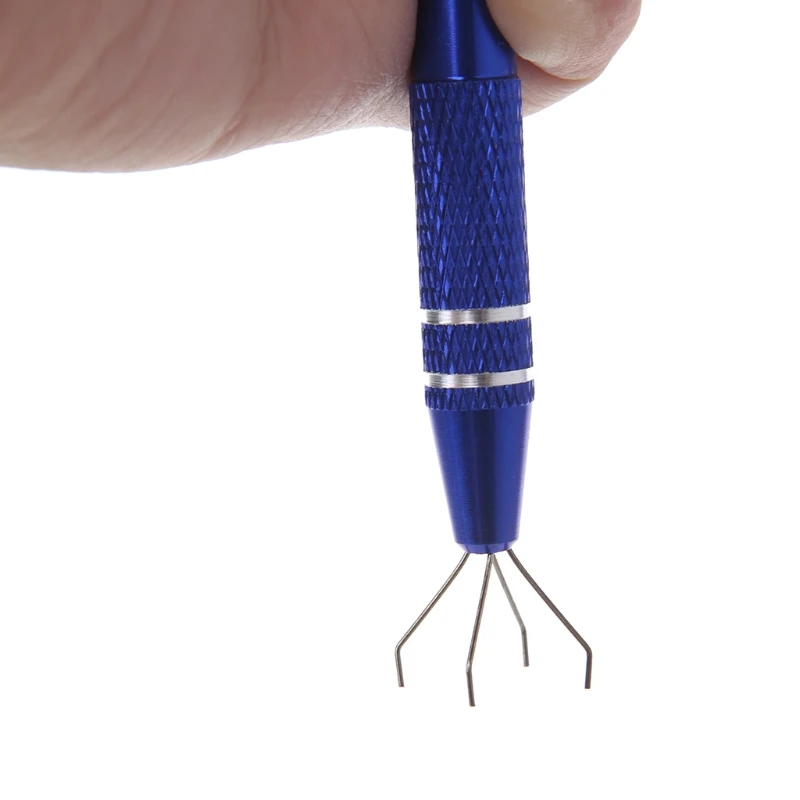 Metal Grabber Tweezers For Gripping Tiny Components & IC Chips Durable Hand Tool