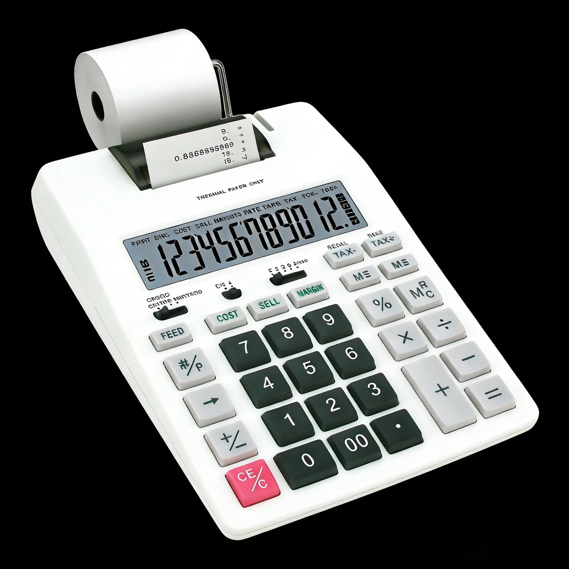 آلة حاسبة مكتبية للطباعة أحادي - مراجعة Commercial Printing Calculator وسعره