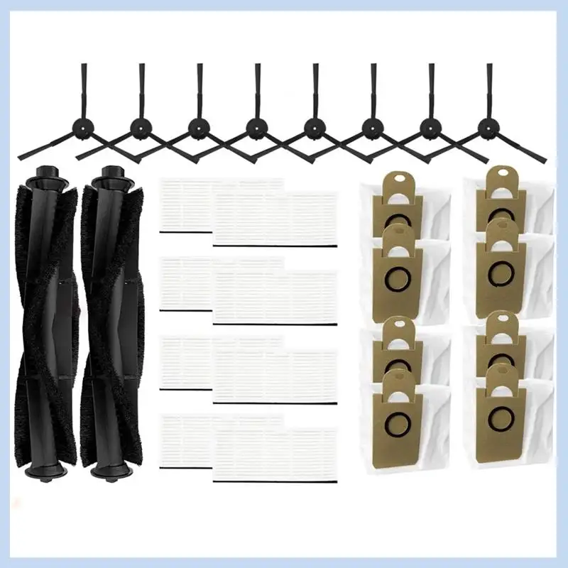 EAS-For Ihome Autovac Nova الذاتي فارغة الأسطوانة الرئيسية الجانب فرشاة كومة تصفية كيس لجميع الغبار روبوت المكانس إكسسوارات قطع غيار