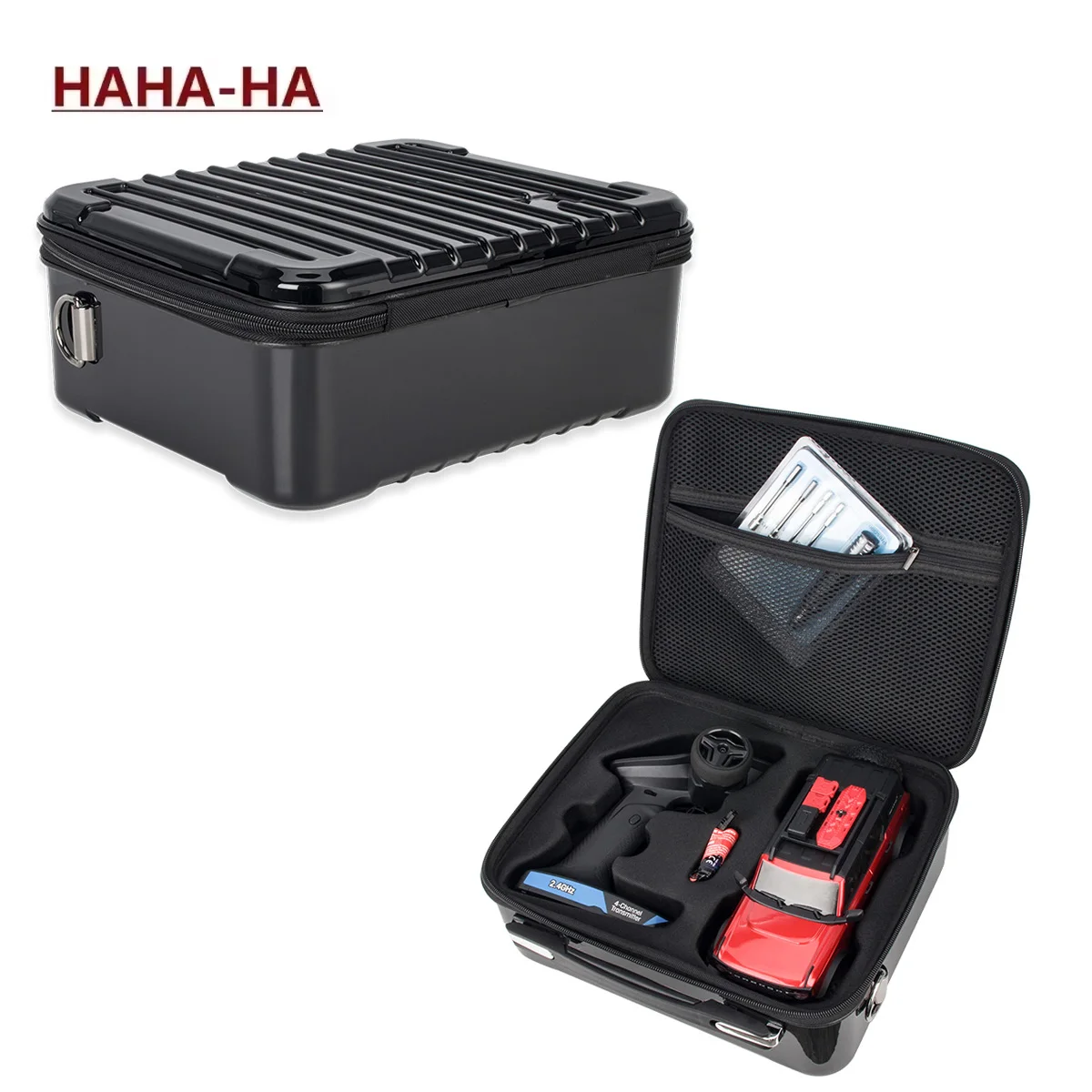 

Пластиковая сумка для хранения, водонепроницаемый чехол для переноски, сумки через плечо для 1/24 RC Crawler Car, аксессуары SCX24