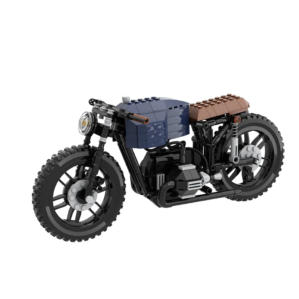 

MOC R100 Serie Motorcycle Model Building Blocks Coffee Racing Custom Cool Motorcycle Bricks STEM Toy Adult Gift For Boys