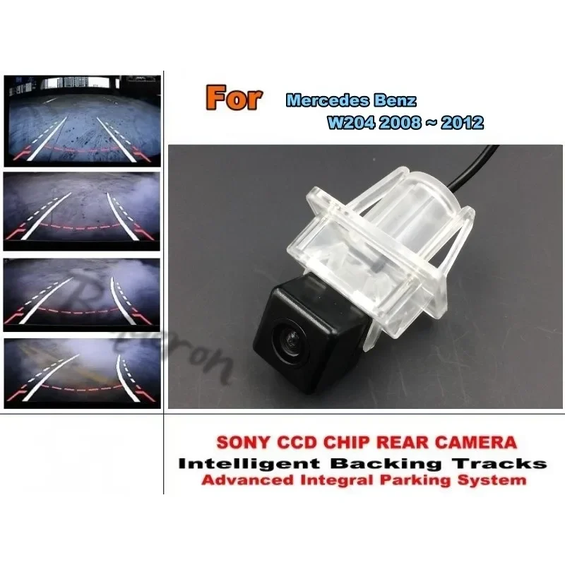 

For Mercedes Benz C Class MB W204 2008 ~ 2012 Dynamic Tracks HD Car Vehicle Backup Cameras Night Vision Rear View Camera