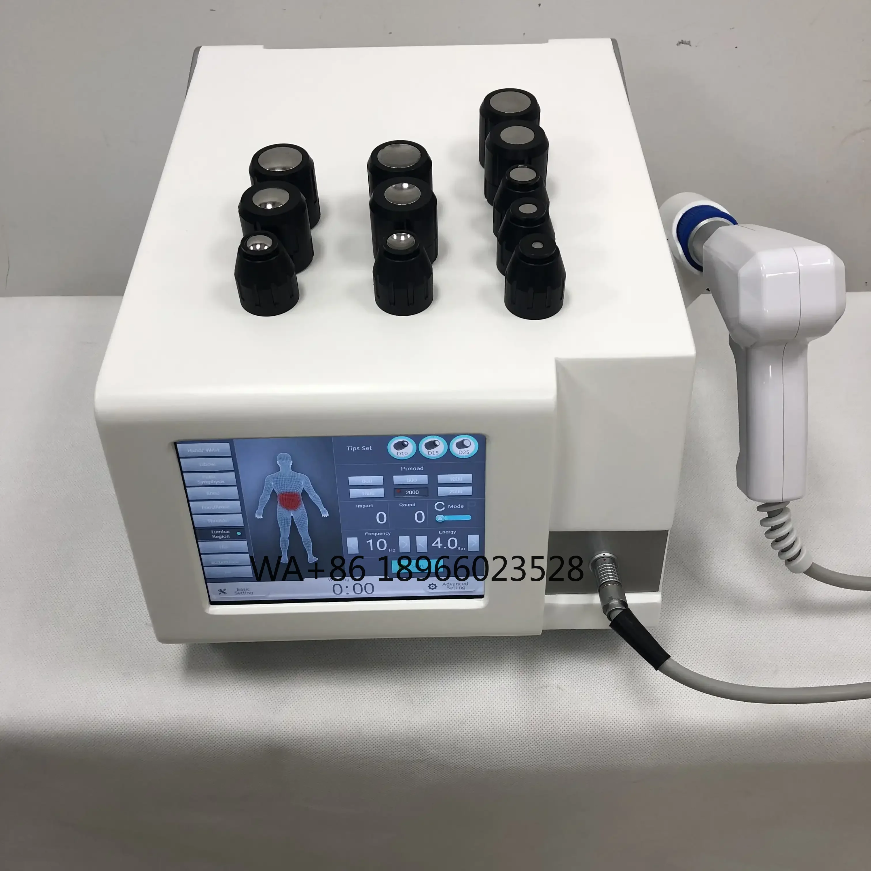 

Medical ESWT Shock Wave Therapy Machine ED Physiotherapy Extracorporeal Shock Wave Therapy Pain Relief Equipment