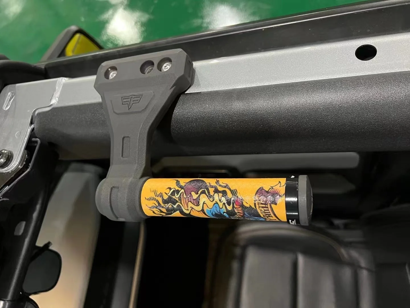 ل برونكو الجبهة عمود لف مقابض سقف السيارة المساعدة مقابض ل 2021 2022 فورد برونكو 2 و 4 أبواب أسود #2