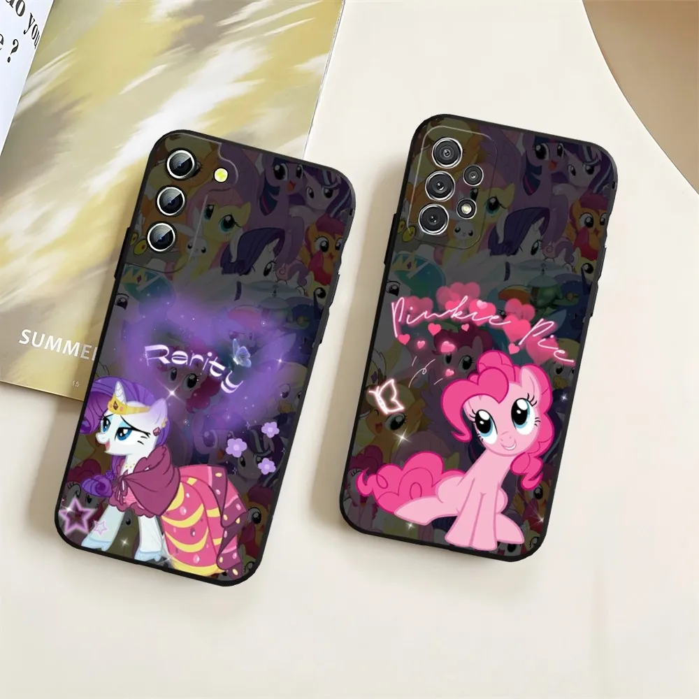 My L-LittleES P-PonyS Phone Case for Samsung Galaxy S23 S24 S20 S21 S22 Ultra Fe Plus M54 A34 A54 A24 A52 A53 Coque