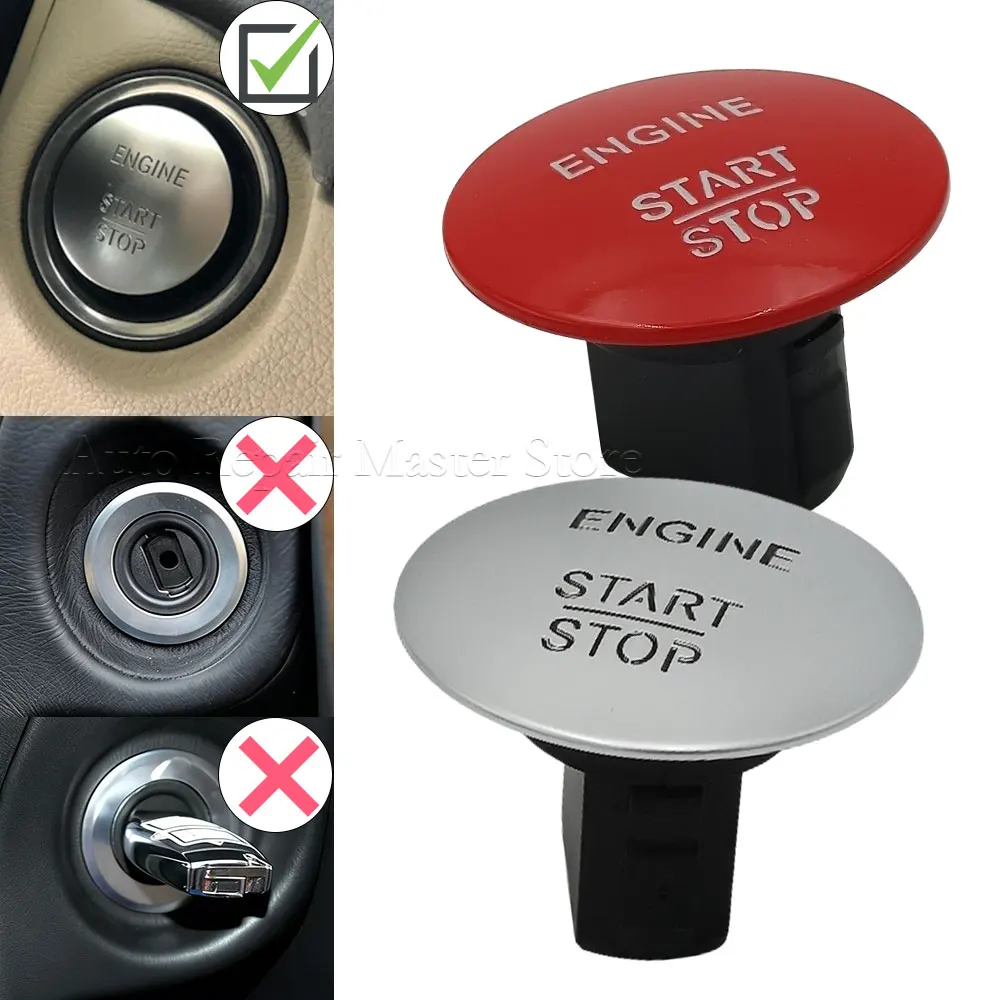 Universal Car Keyless Go Start Stop Push Button Engine Ignition Switch 1PC For Mercedes Benz W164 W205 W212 W166 W221 2215450714