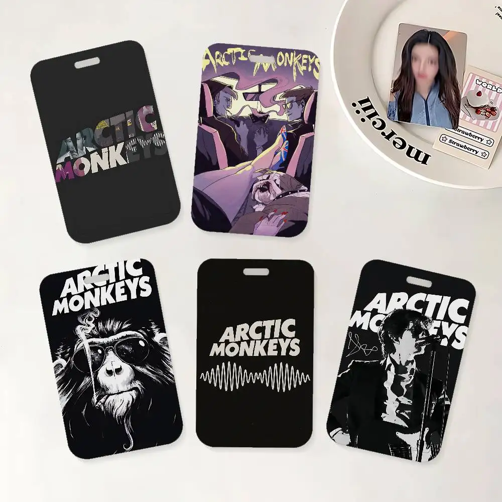 

Крутой держатель для удостоверений личности Band A-Arctics M-Monkeys с ремешком на шею для офиса, школы, для хранения идентификационных карт и удостоверений.