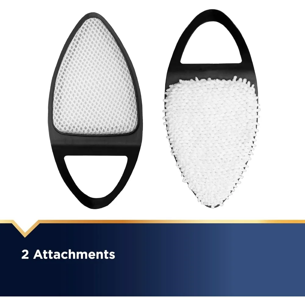 مكواة وبخار 2 في 1، 180% أكثر من البخار وتقنية درجة حرارة واحدة، قاعدة سيراميك، آمنة على جميع أنواع القماش