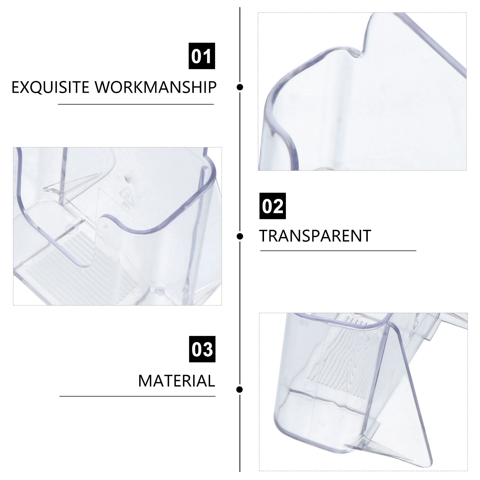 

Acrylic Business Card Holder File Display Stand Catalog Rack Magazine Shelf Storage Box Desk Organizer Name Card Boxes