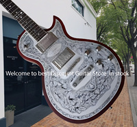 Metal front electric guitar, 22 Trauts, Deluxe, Zemaitis Casimere, professional guitar01236