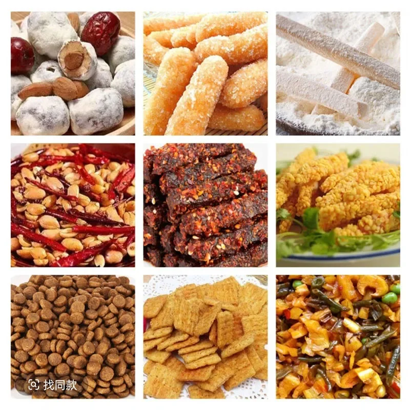 Octagonal Tumbler Snack Flavor Coating Machine Even Stirring No Dead Angle Stable Rotation Structure Easy Discharge（customized）