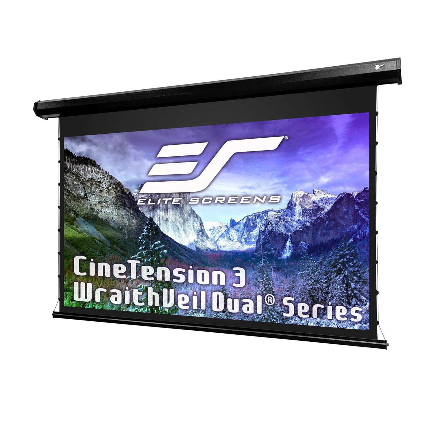 CineTension 3 WraithVeil Dual Front Rear Electronic projector screen 150 inch indoor ceiling screen for projector