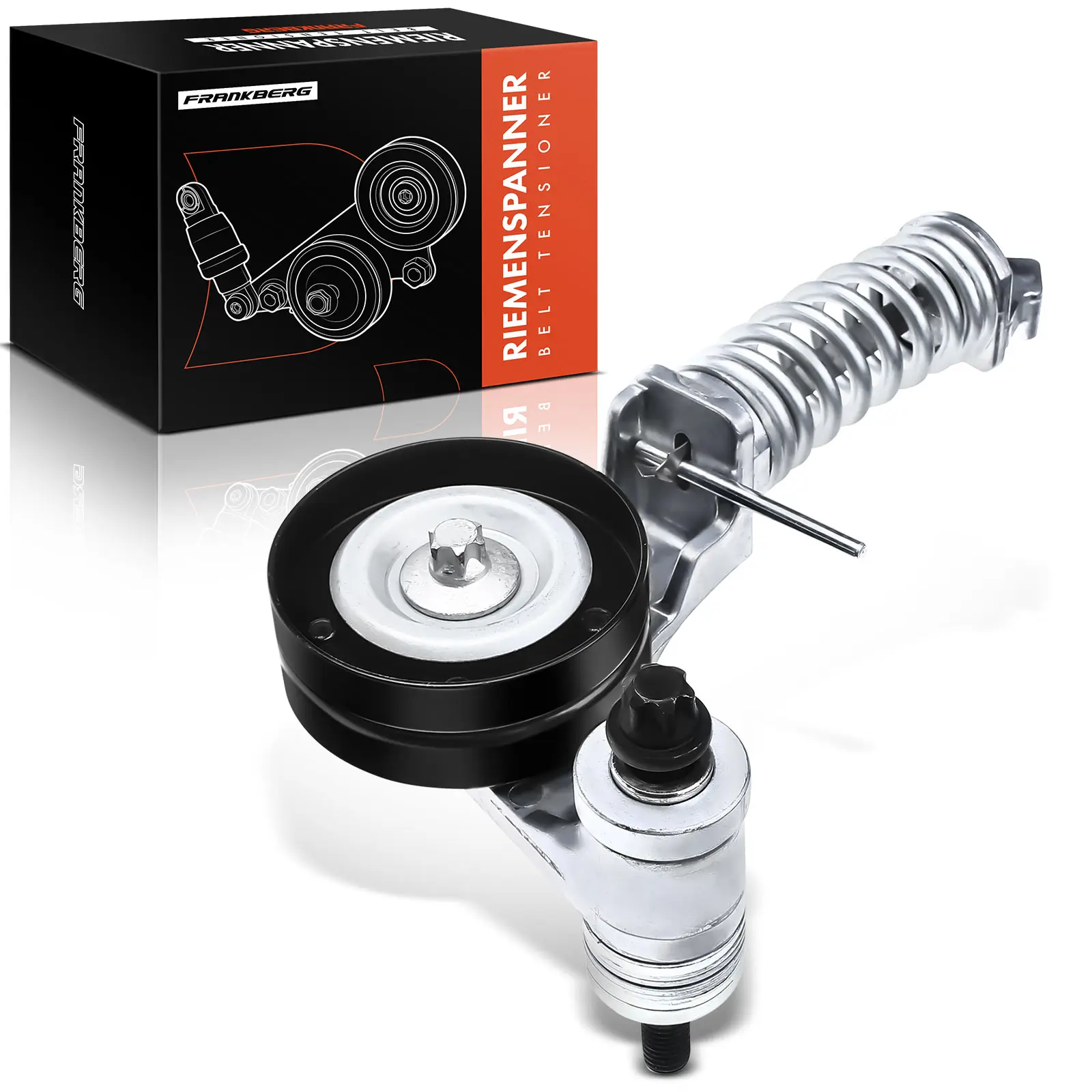 Frankberg 1x spanrol riemspanner voor Opel Astra G Corsa B Insignia Chevrolet 1.2L 1.4L 55565236 1340551 1340085