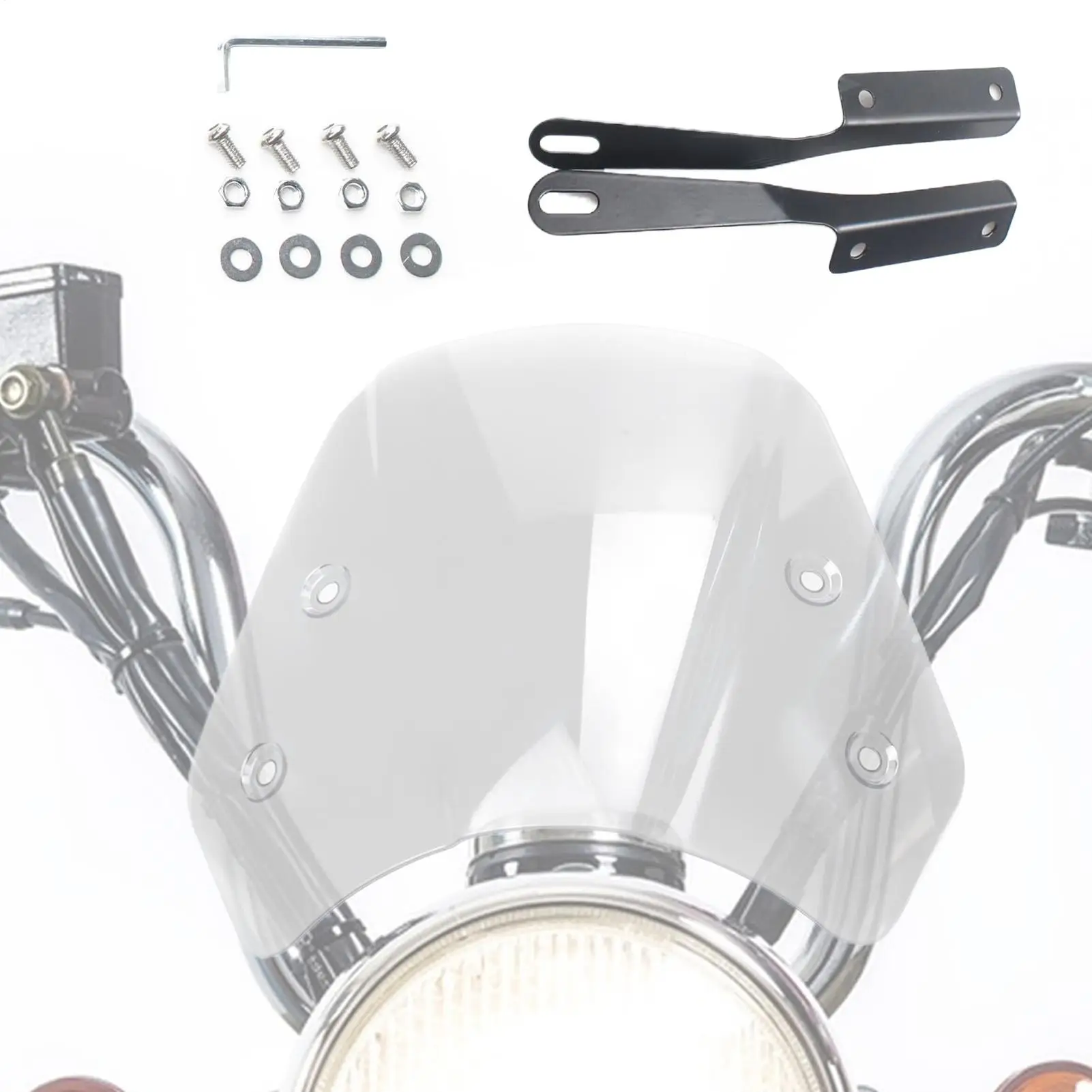 

Ветровое стекло мотоцикла, лобовое стекло, передний ветрозащитный экран мотоцикла, щит для приключений, езды на велосипеде, шоссе, поездки на работу