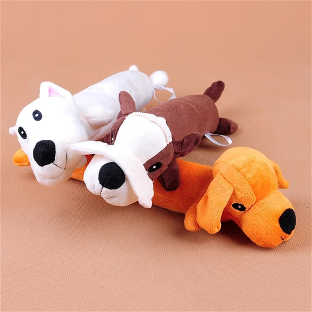 Fill Plush Pet Chew Toys for Small Medium Dogs Squeaky Puppy Dog Stuff Toy Poodle Pomeranian mascotas Clean Teeth Accessories