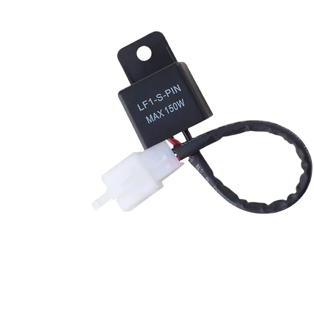 Hot Sales 12A 2Pin Electronic LED Flasher Relay For Honda Kawasaki Suzuki Yamaha Motorcycle Motor Turn Signal Bulb Hyper Flash