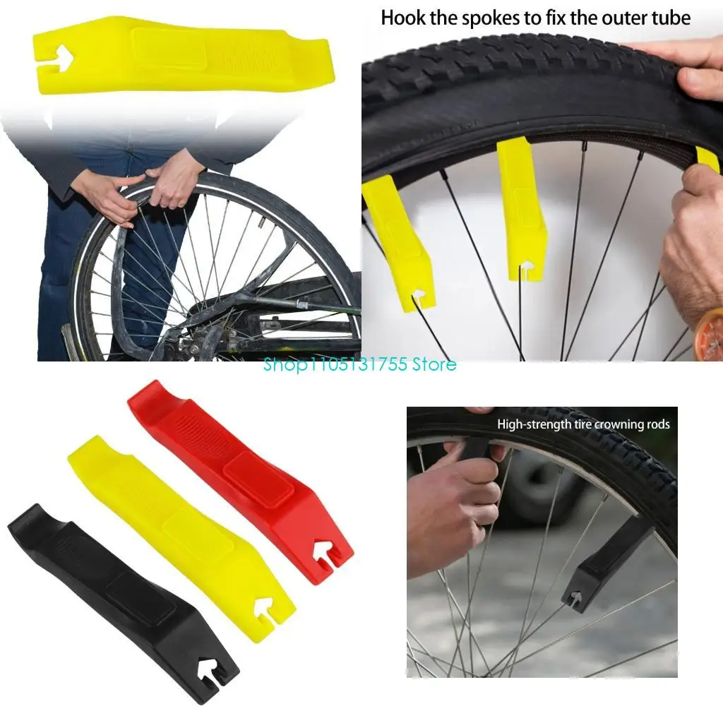 

K0EF 3lots Outdoor Cycling Repair Tool Portables Mountain Bicycles Wheel Remover for Efficient Tire Removal