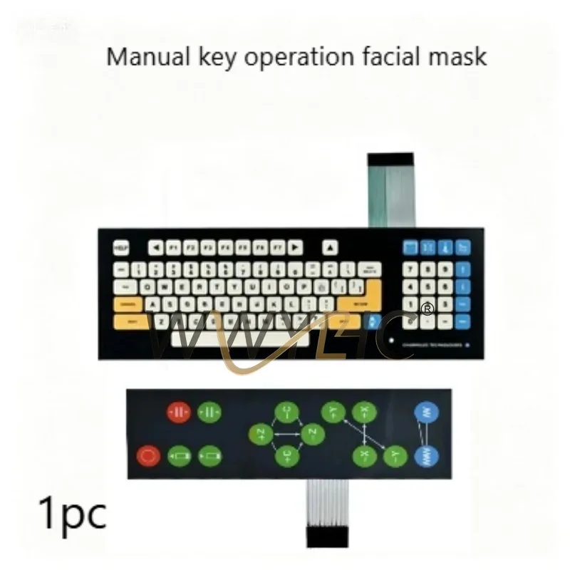 1PC Manual Key Film Keypad Control Panel, Spare Parts Compatible with Charmilles Low Speed Wire EDM Machine
