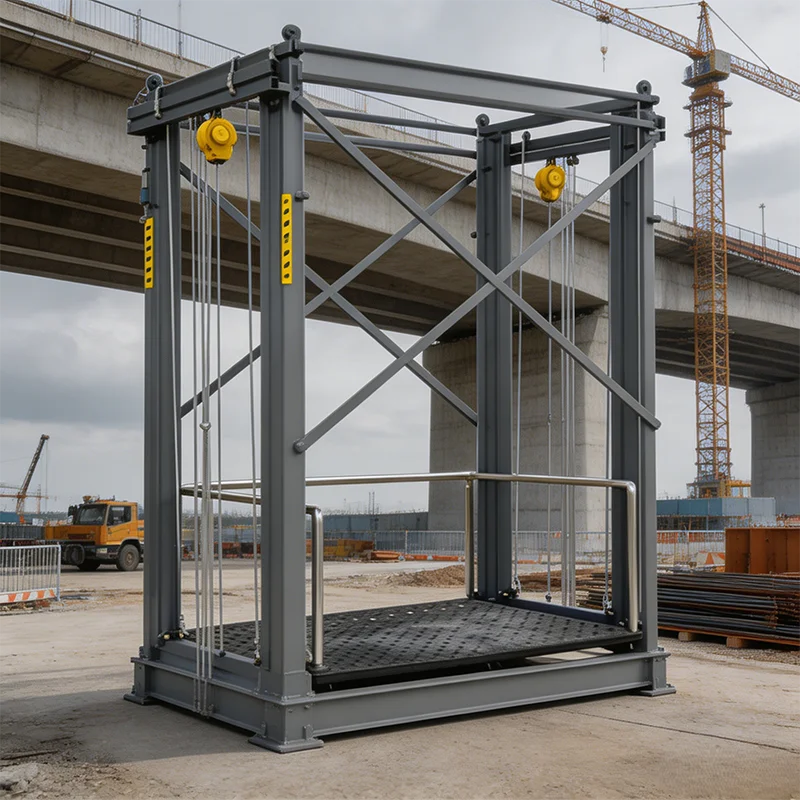 

Foldable Electric Scaffolding Lifting Platform - Safe Anti-fall Feature, Manual Remote Control High Load Capacity