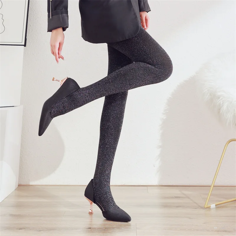 

Sexy Gitter Sparkly Shimmery Tights Stockings Pantyhose Leggings For Women One Pair Christmas Fall Winter