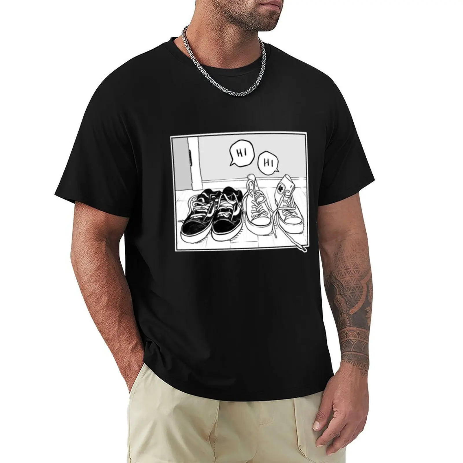 

Heartstopper shoes T-Shirt Big Size Simple T-Shirt