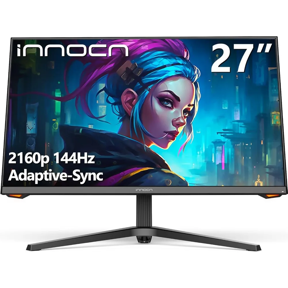 

27G1V 27 Inch Monitor 4K 144Hz HDR400 PC Computer Gaming Monitor G-Sync Compatible, 1MS, USB Type-C, HDMI