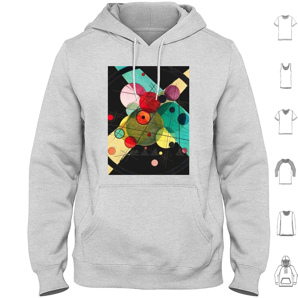 Hd Circles In A Circle ( 1923 ) By Wassily Kandinsky Hoodies Long Sleeve Expressionism Kandinsky Avant Abstract