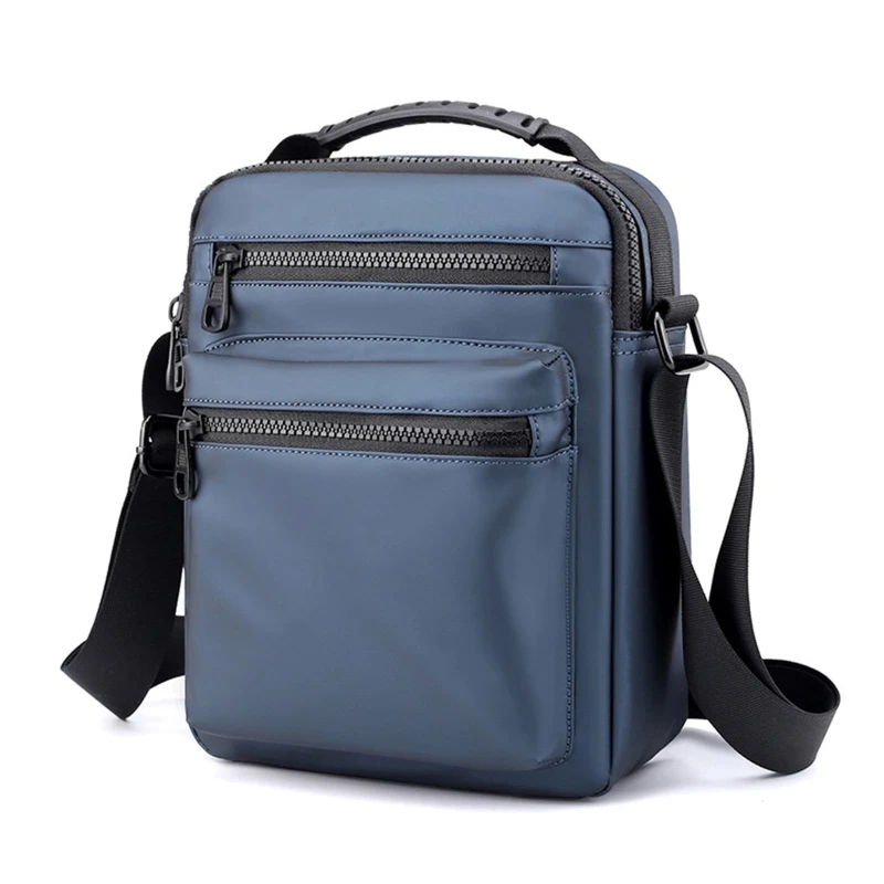 Umhängetasche Herren Umhängetaschen für Männer Business Geldbörse Handtasche Messenger mit verstellbarem Riemen E74B