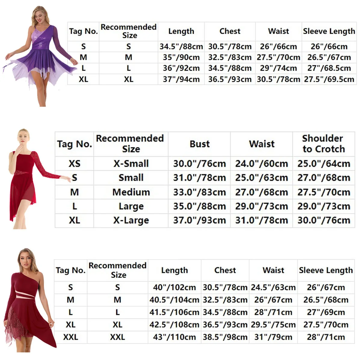 Sequins One Shoulder Mesh Long Sleeve Figure Skating Dress Women Gymnastics Leotard Performance Competition Ballet Dancewear