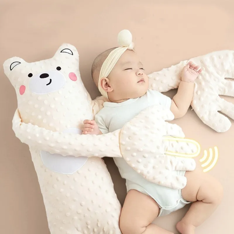 

Electric Baby Sleeping Soothing Pillow Plush Baby Exhaust Pillow Doll Automatic Patting Pillow,Beats and Soothes Her Palm