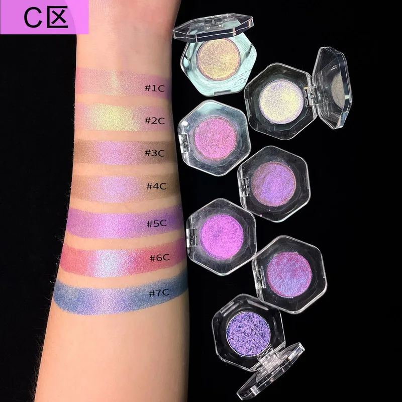 

26mm Optical Chameleon Eyeshadow, Angle Color-changing And Dazzling Single-color Polarized Eyeshadow