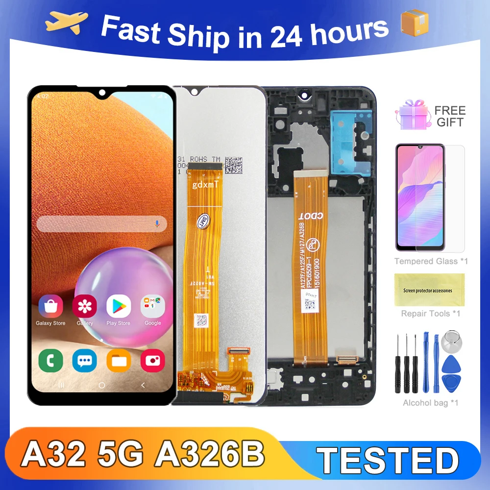 A32 5G 6.5\'\'For Samsung For  A326 A326B A326U A326W A326K LCD Display Touch Screen Digitizer Assembly Replacement