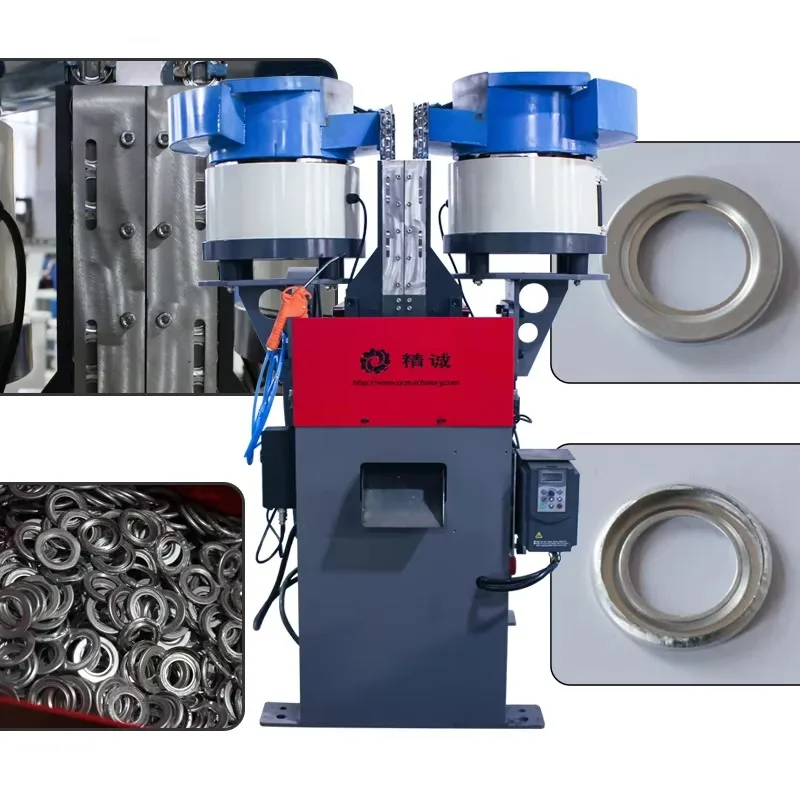 Double Head Auto Eyelet Washer Assembly And Curling Machine