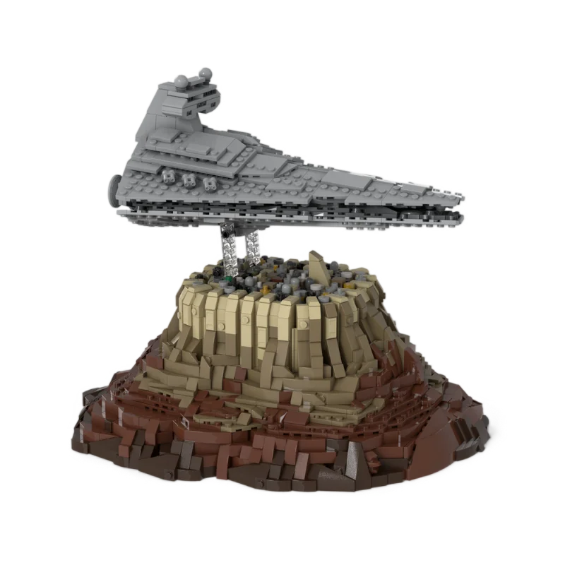 سلسلة أفلام الفضاء MOC قواعد الإمبراطورية المجرة على مكعبات بناء مدينة جيدا مجموعة العمارة المعيارية لعبة الطوب الأصالة #3