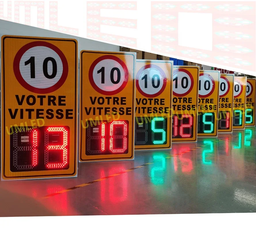 Factory Direct Traffic Display Signs Solar Radar Speed Limit Signs Led Speed Board