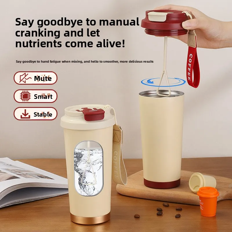 New stainless steel fully automatic coffee brewing and warming cup. Outdoor portable water bottle. 17oz cold and hot water cup.