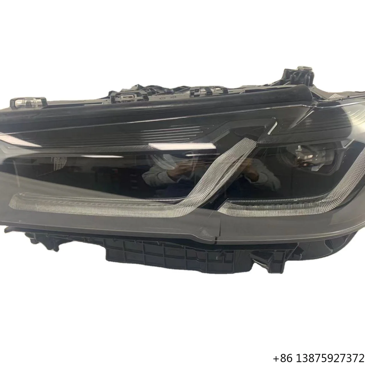 Hot Selling 2018-2020 for 5 Series G30 LCI Black Shadow Version Remanufactured Universal Fitment Headlights 6000K Color