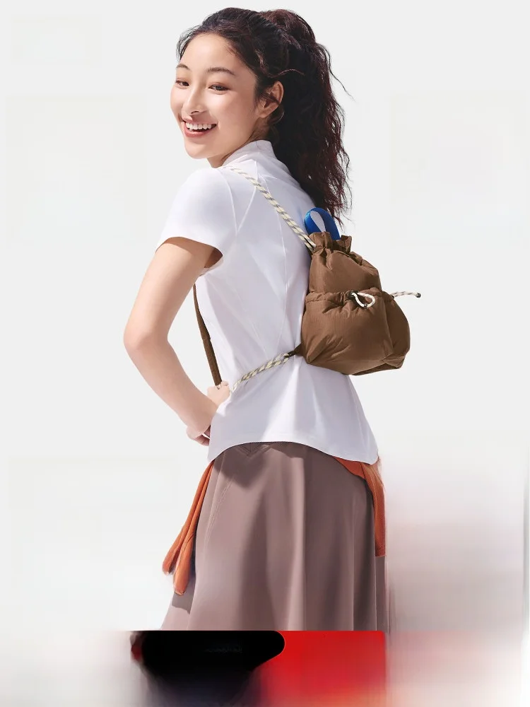 

Waterproof Backpack Women's Spring Summer New Cute Travel Lightweight Commuting Small Shoulder Bag Banana Leaf