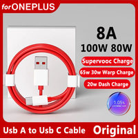 Original Oneplus Cable Usb Type C 100w 80w 65w Supervooc Charging Tipo C Warp Charge Cabel One Plus 12 11 11R 10T Nord 3 Ace 3