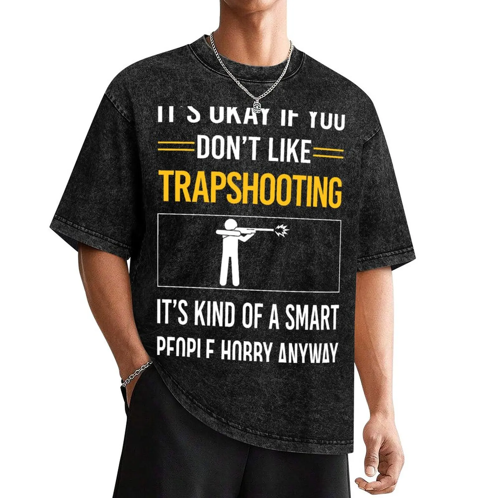 

Funny Smart People Trapshooting Trap Shooting Clay Target Shooting T-Shirt Louboutins graphic tee shirt Men's t shirts