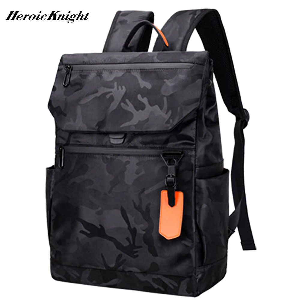 

Heroic Knight Men's Waterproof Laptop Backpack Luxury Fashion Male Business Travel Backpack Large Capacity Work Bags with USB