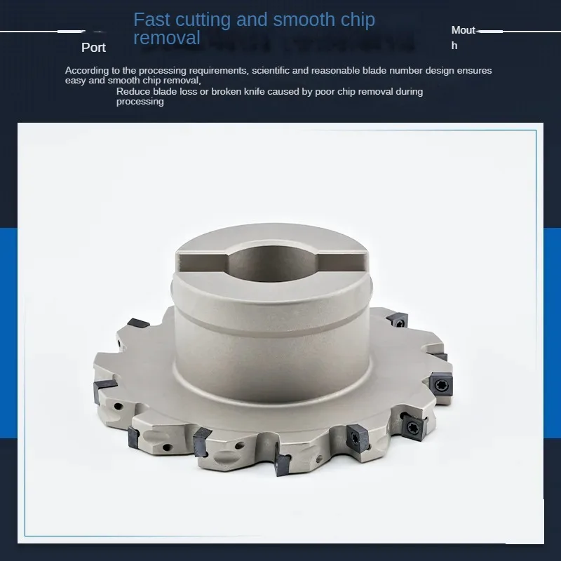 SMD sleeve type three sided milling cutter disc SMC saw blade milling cutter head CNC slotting installation MPHT series blade