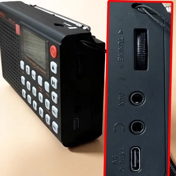 راديو محمول رقمي جديد ستيريو FM/AM/SW راديو FM بلوتوث متوافق مع راديو متعدد الوظائف يدعم مشغل بطاقات TF #6