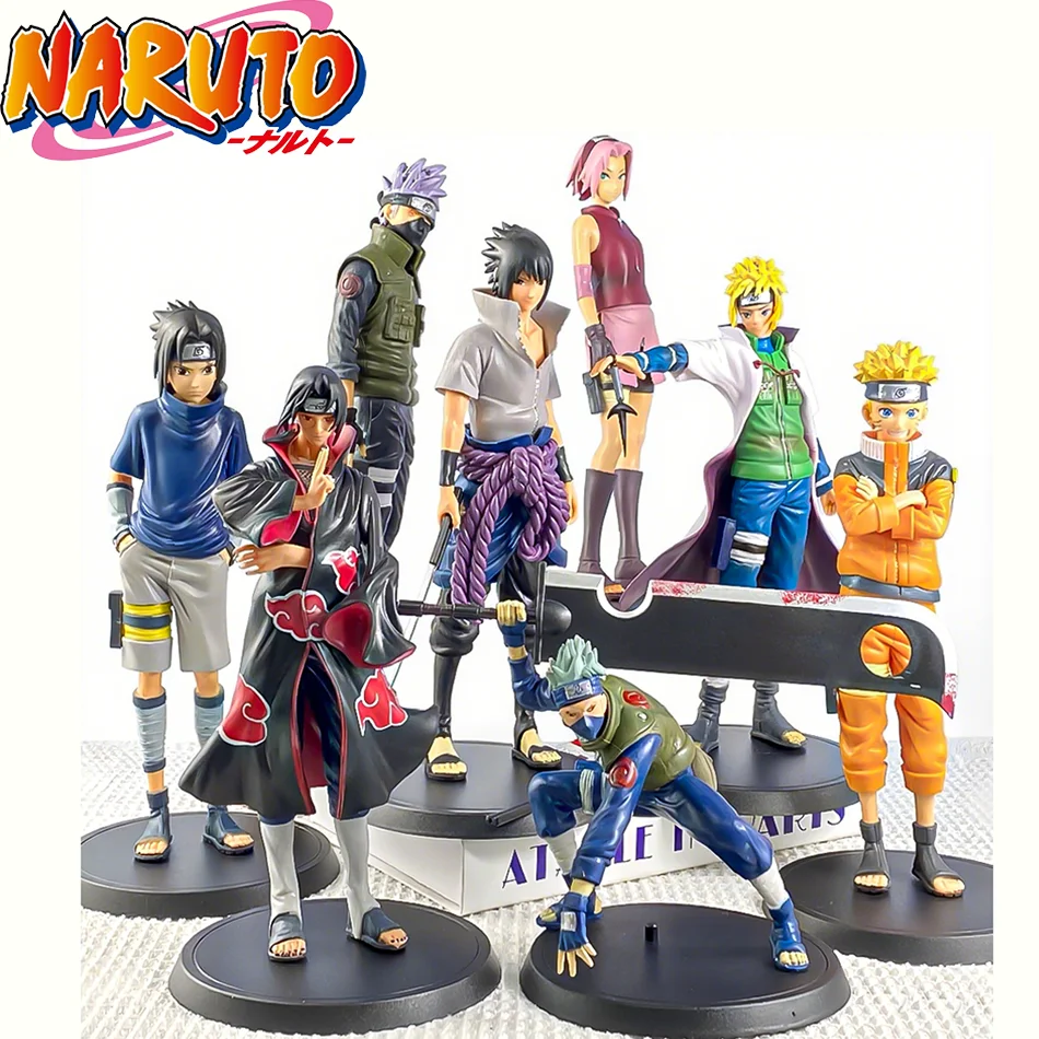 

New Naruto Anime Figure Shippuden Model Uchiha Itachi Sasuke Pain Kakashi Action Figure Dolls Decorations PVC Toy Gift