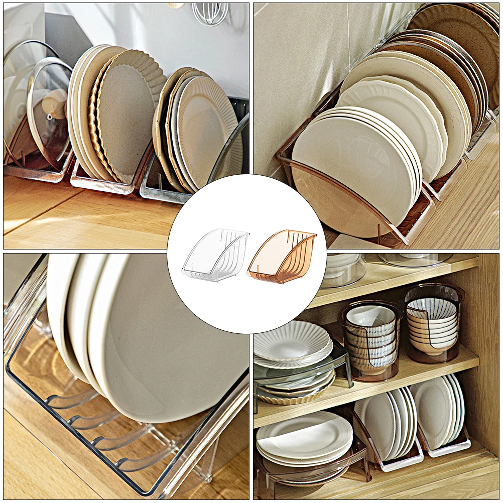 

2pcs Kitchen Storage Rack Thickened PET Material Strong Load bearing Corrosion Resistant Pot Lid Holder ganizer St Tools Storage