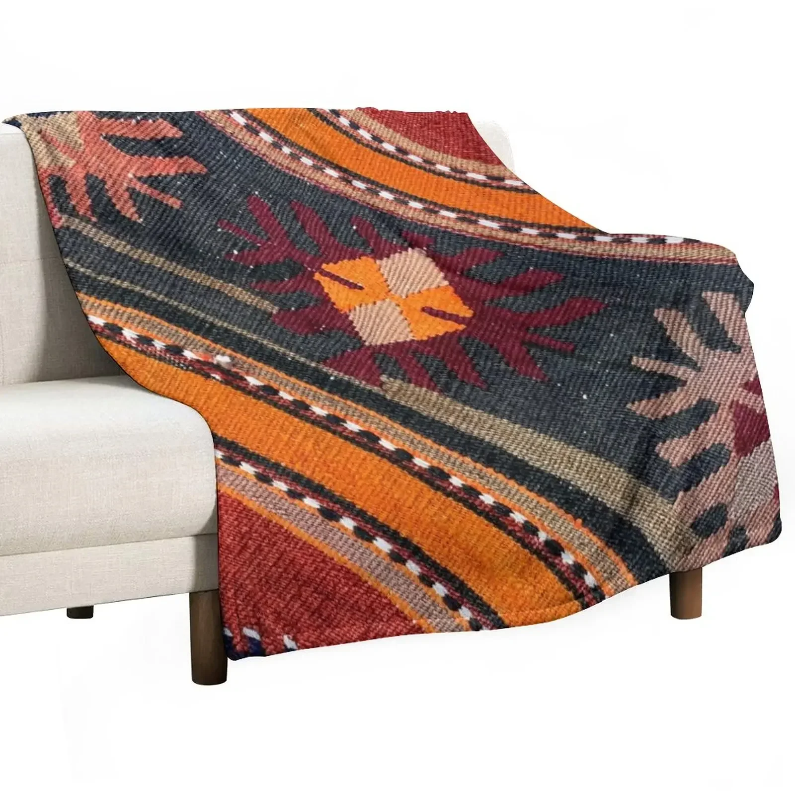 

Decorative Kilim, Navaho Weave, Woven Textile Throw Blanket Thin for winter Beautifuls Blankets